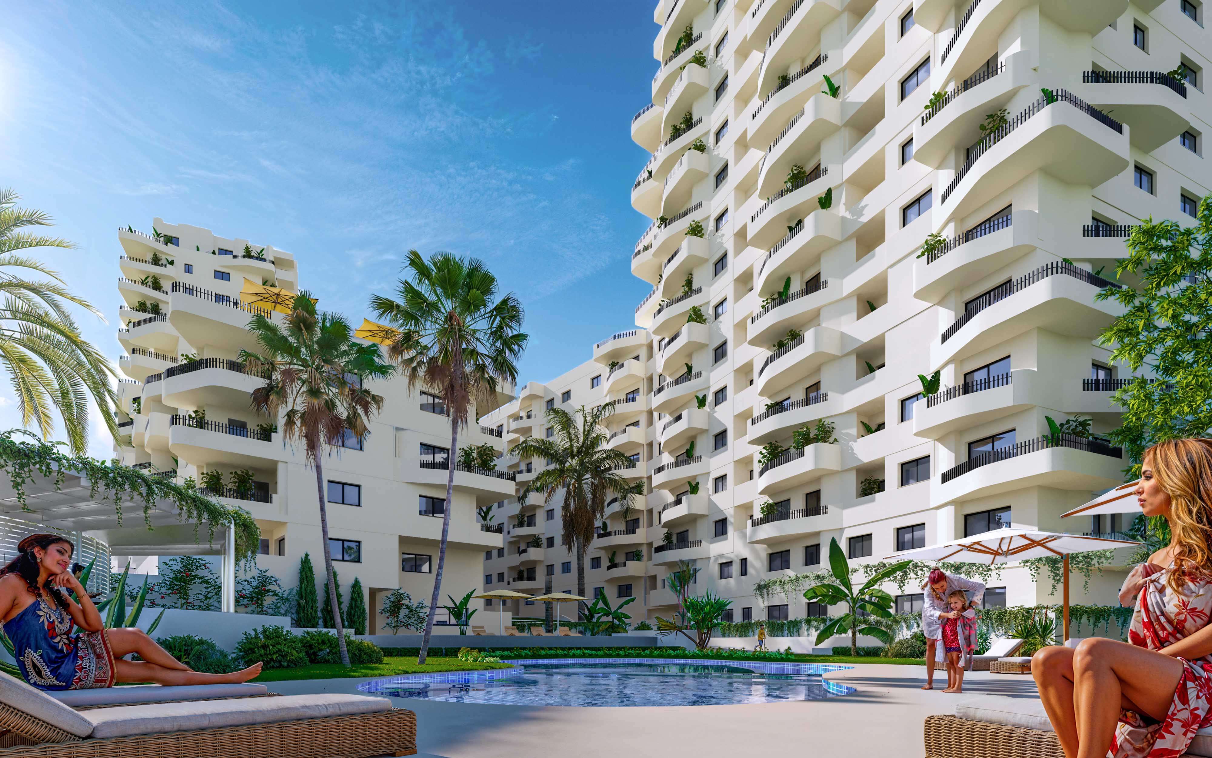 Serenia Zenata piscine et espaces extérieurs