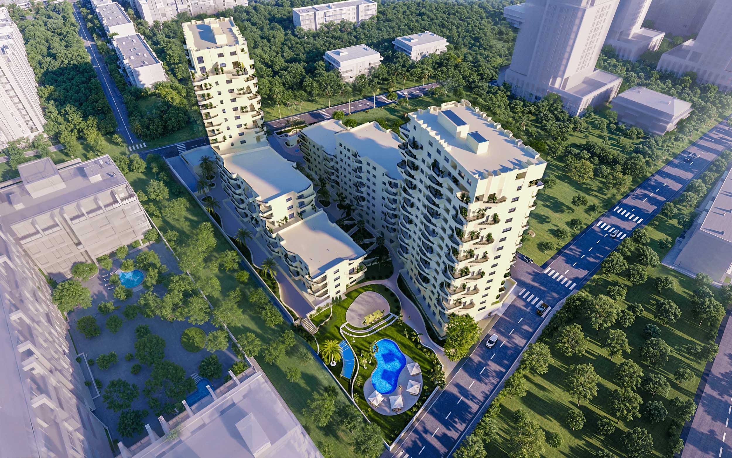 Serenia Zenata vue aérienne